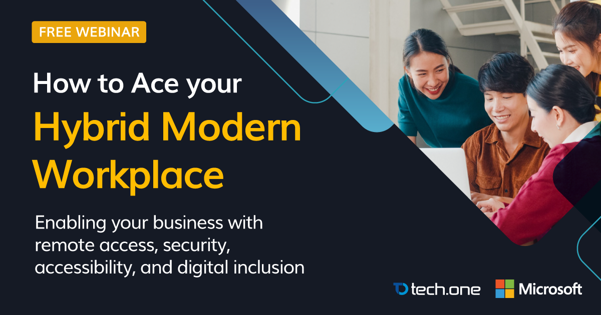 How to Ace your Hybrid Modern Workplace Webinar Banner